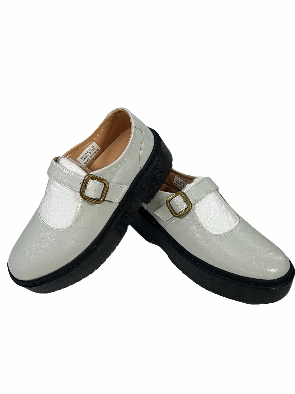 NWT Beauseen Mary Jane Shoes w/Platform Sole Size 6 Women's